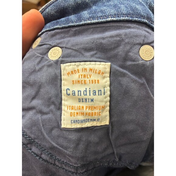 Closed Denim Blue Jeans Made in Italy Skinny Retro Button Fly Y2K Size 24 - Picture 7 of 10